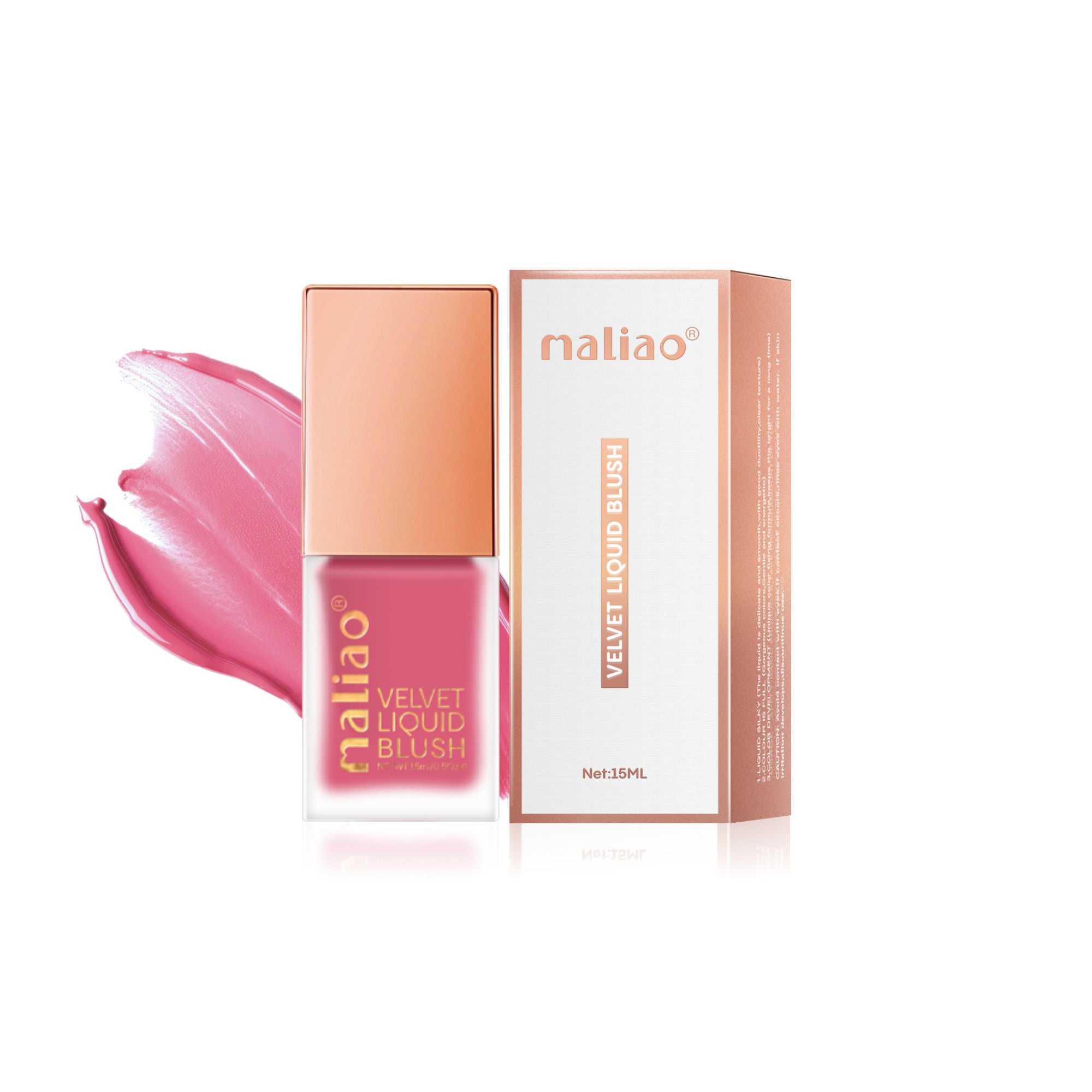 Maliao Velvet Liquid Blush - Radiant Flush of Color for Every Look Face